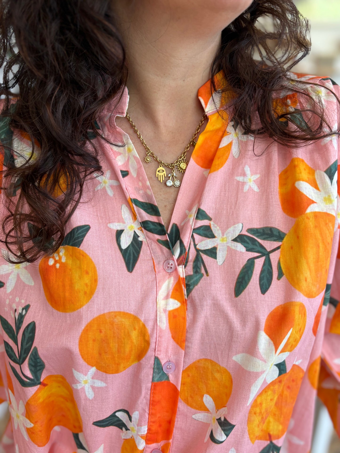 Chemisier Orange Blossom