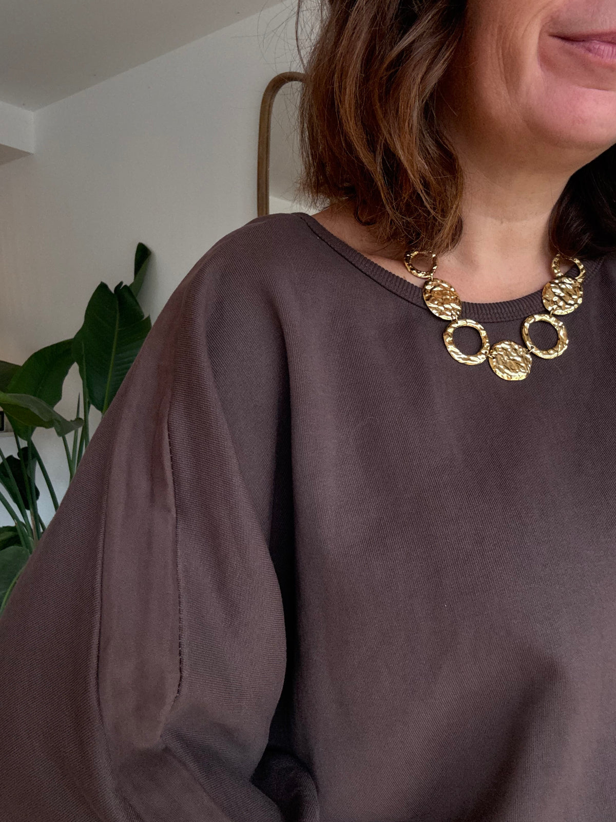 Sweat celeste chocolat