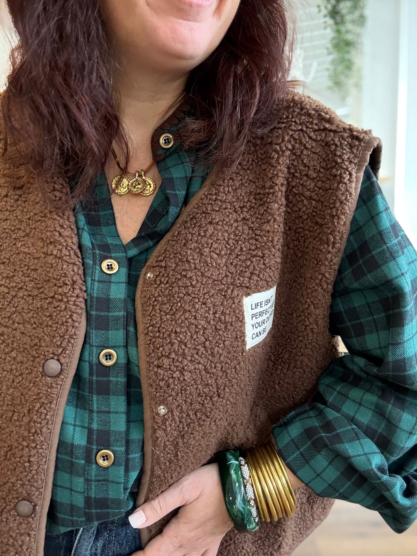 Veste Teddy chocolat