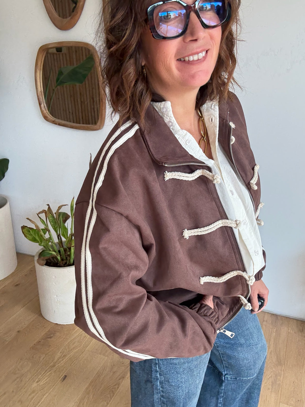 Veste Romy choco