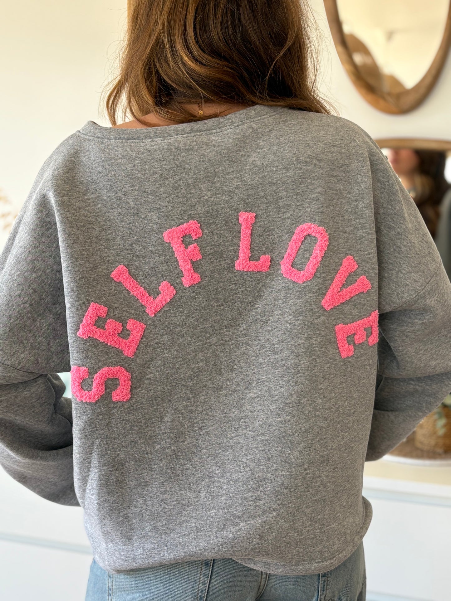 Sweat self Love gris /rose