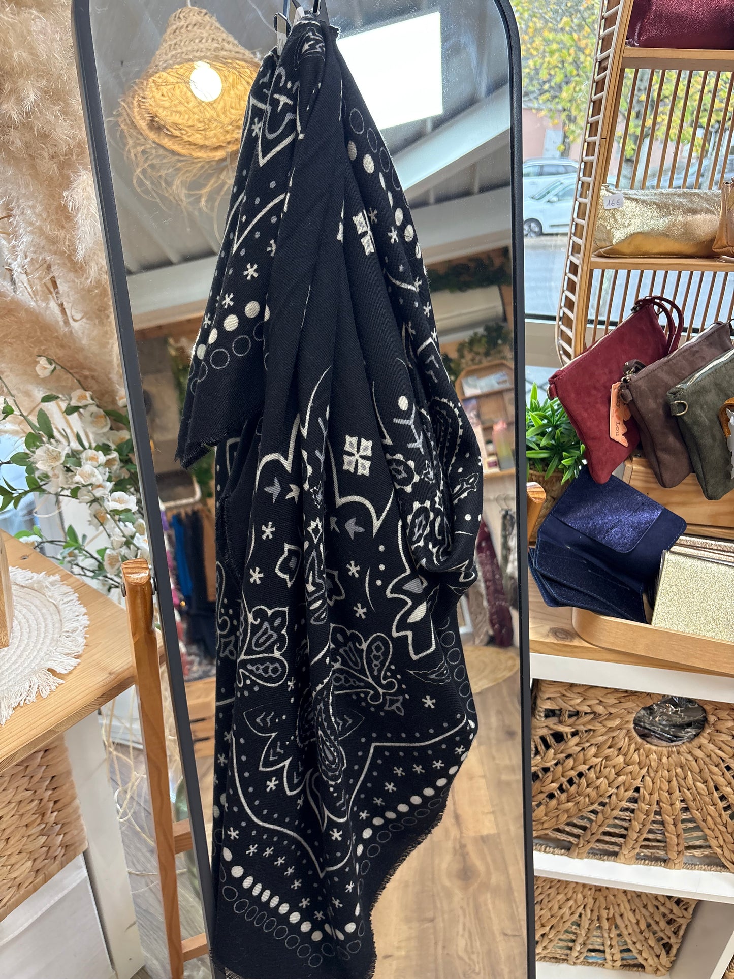 Foulard Bandana noir