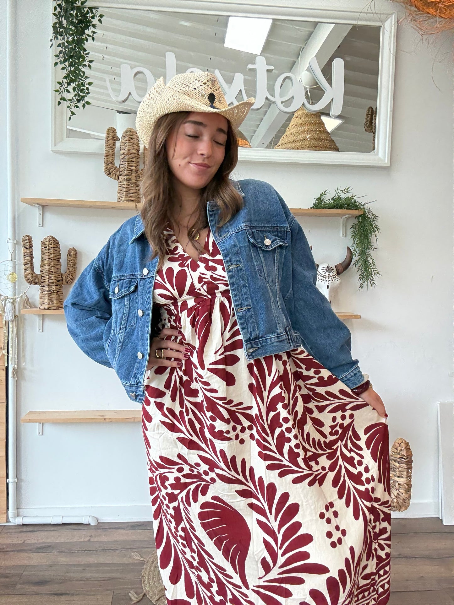 Robe Santa Fe Bordeaux