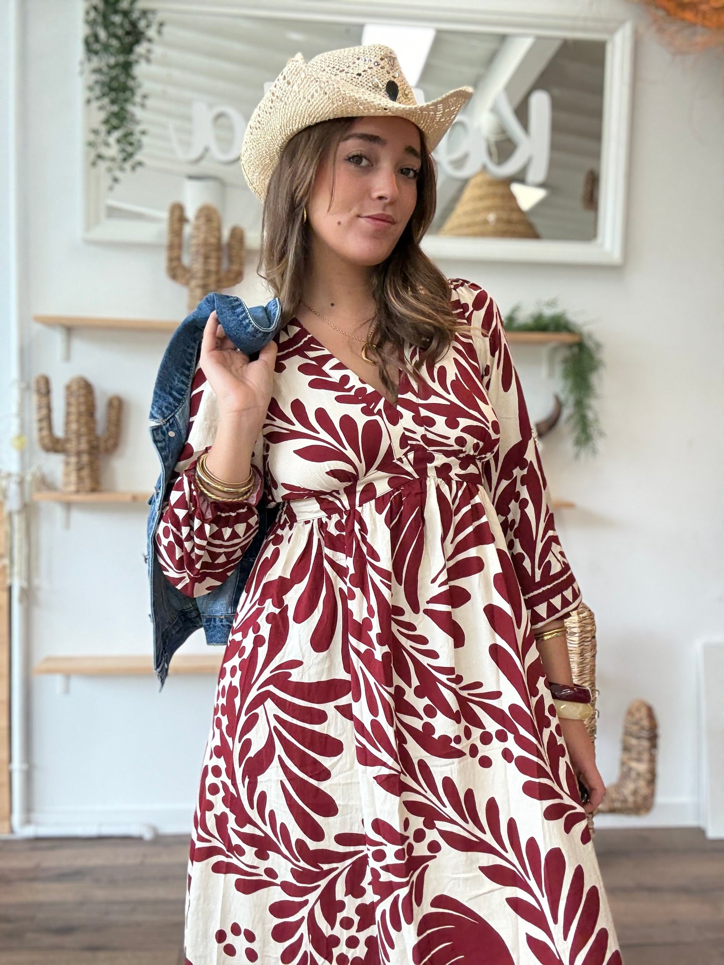 Robe Santa Fe Bordeaux