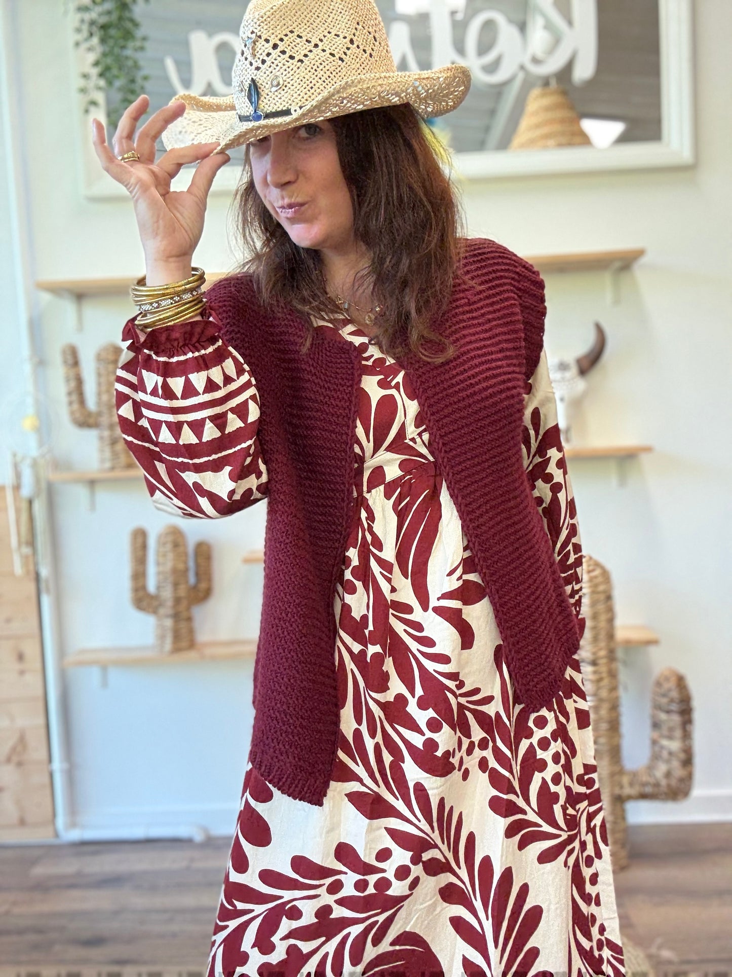 Robe Santa Fe Bordeaux