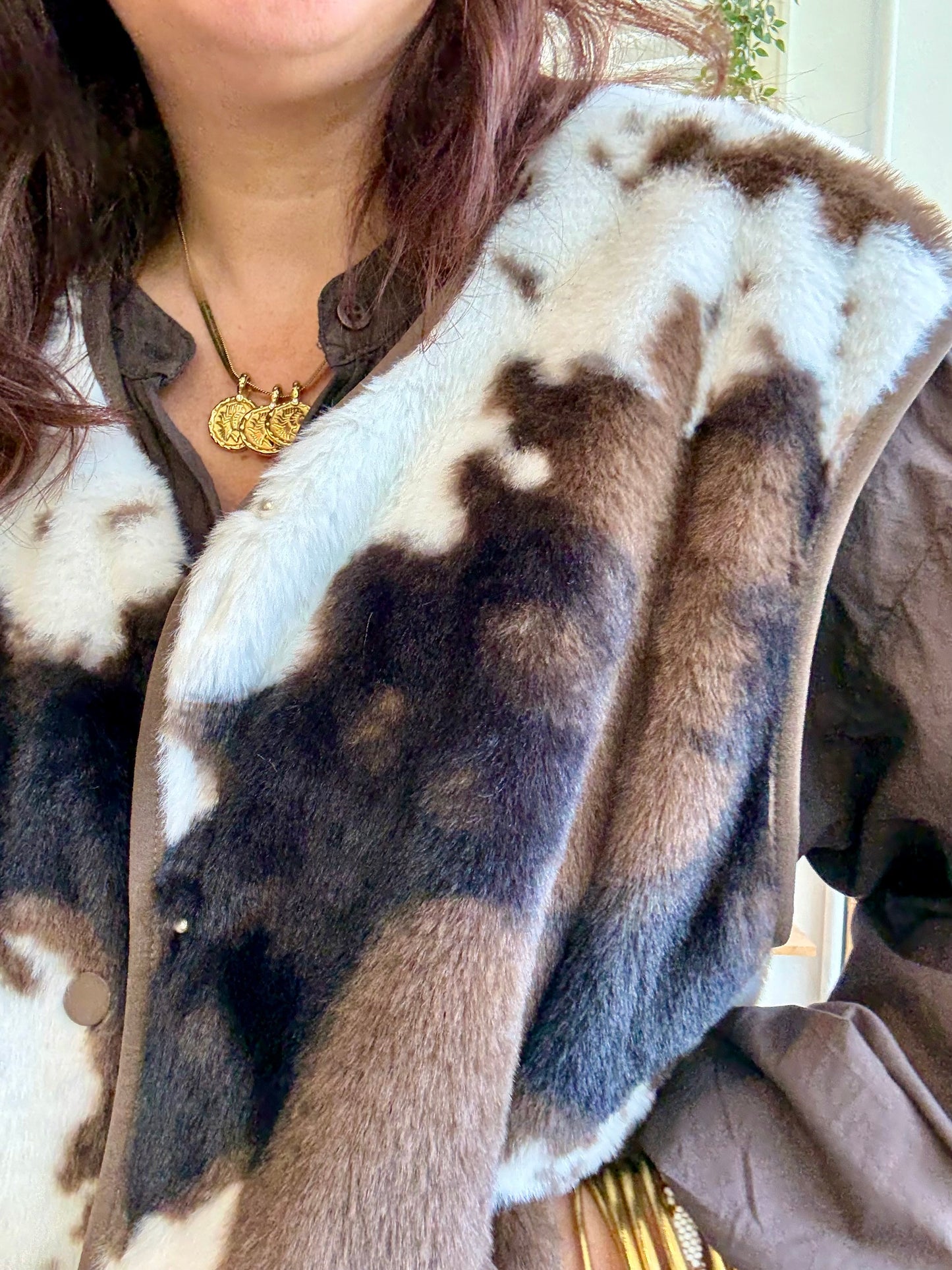 Veste sans manches cow
