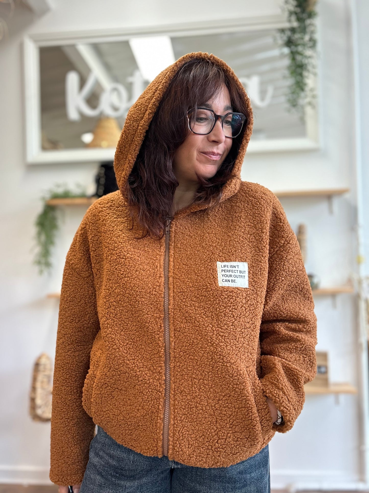 Veste Doudou camel