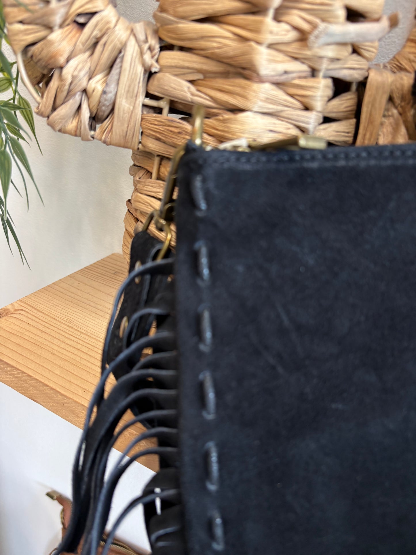 Sac à franges noir
