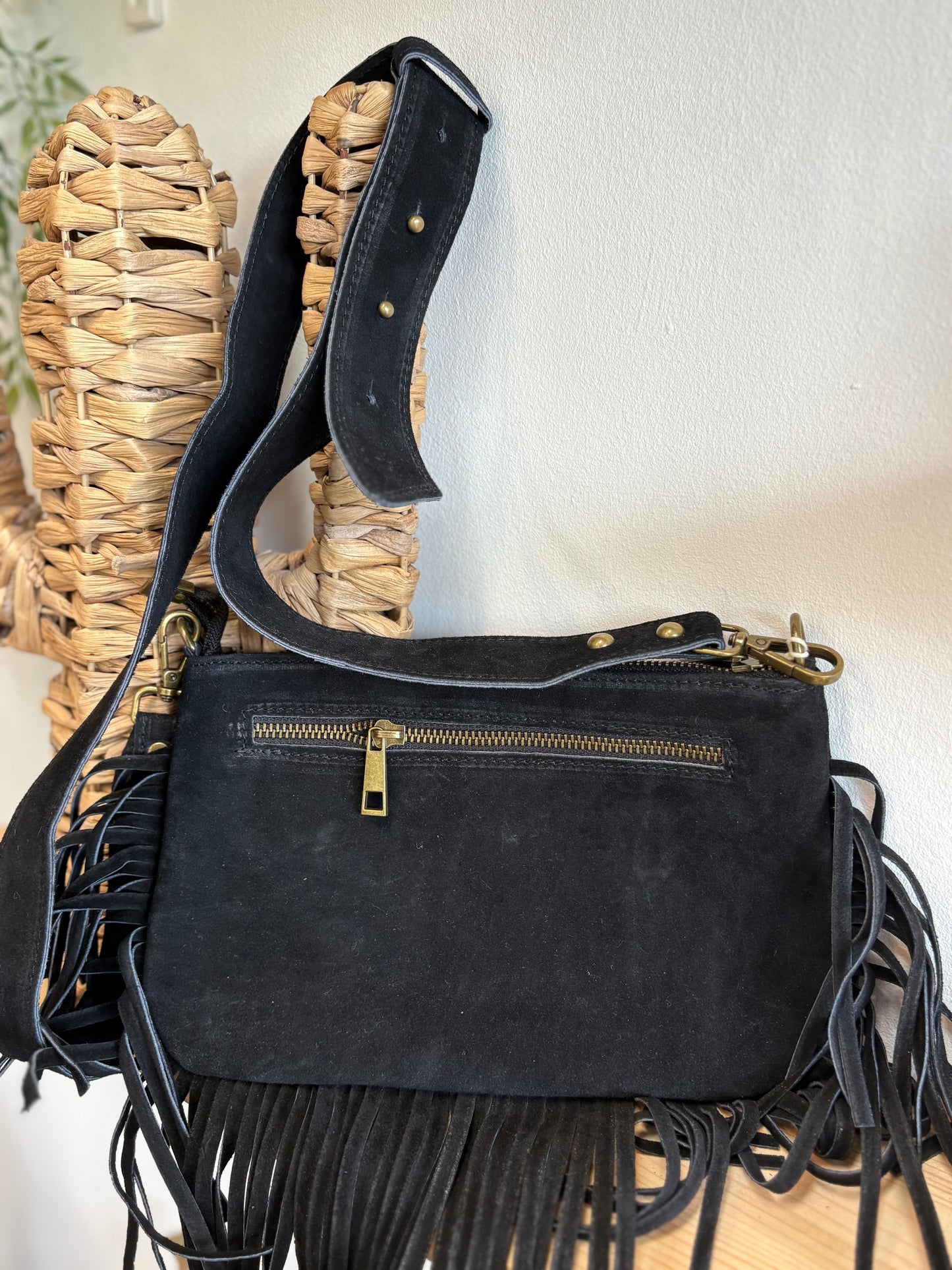 Sac à franges noir
