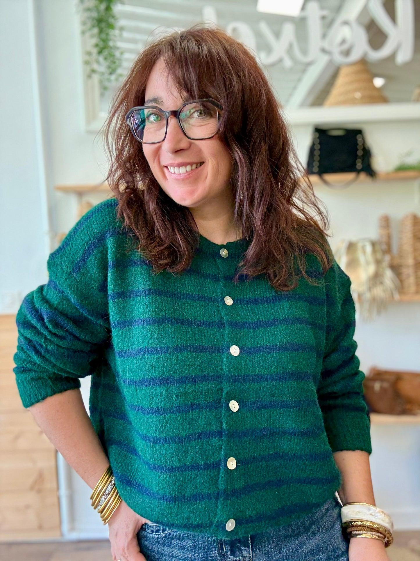 Gilet Marine /vert