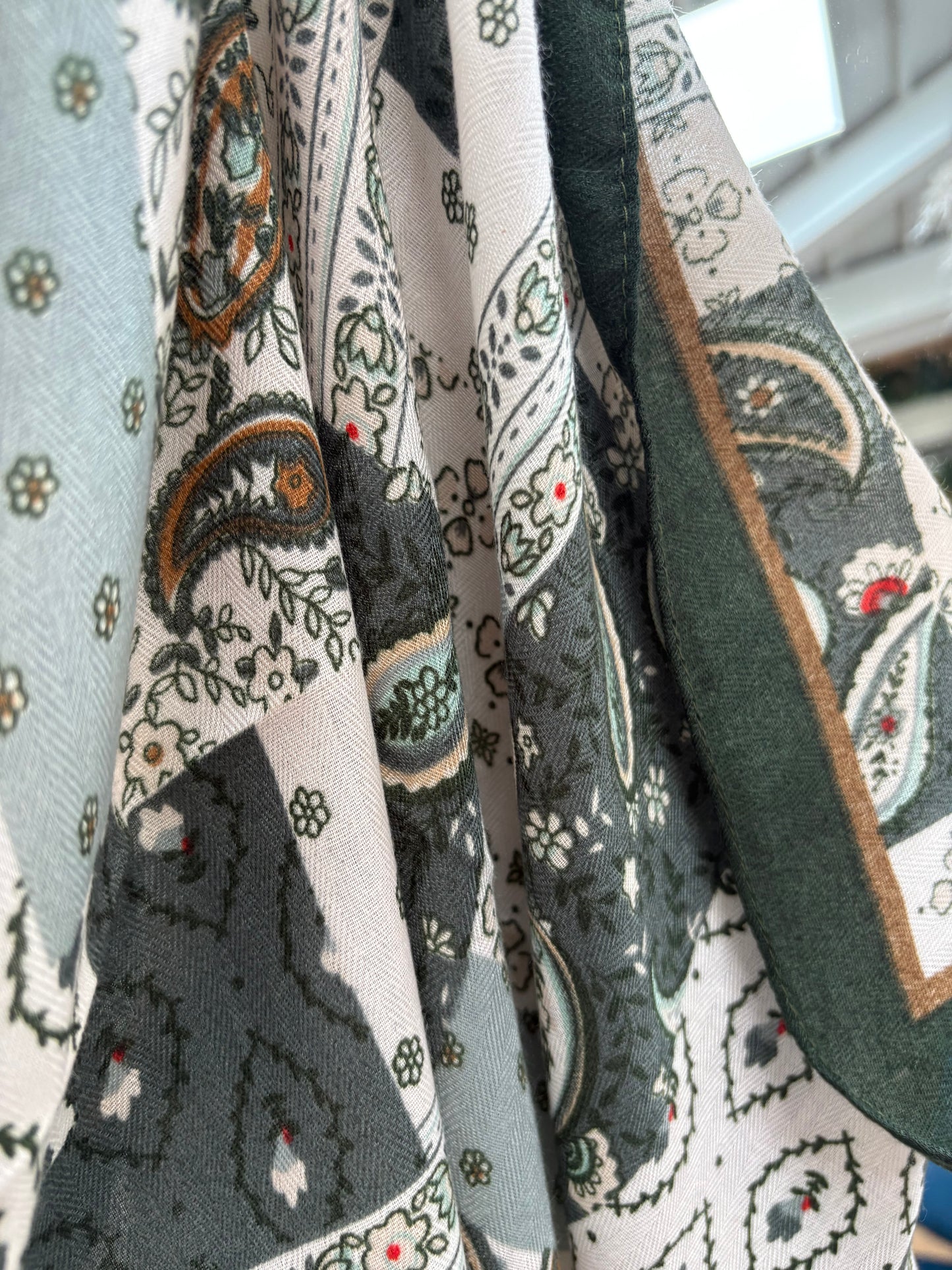 Foulard bandana kaki