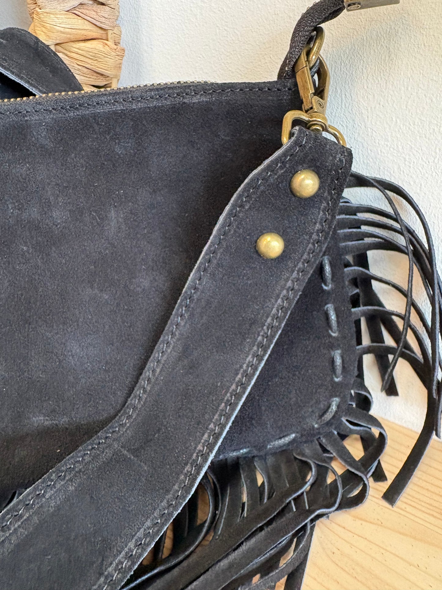 Sac à franges noir