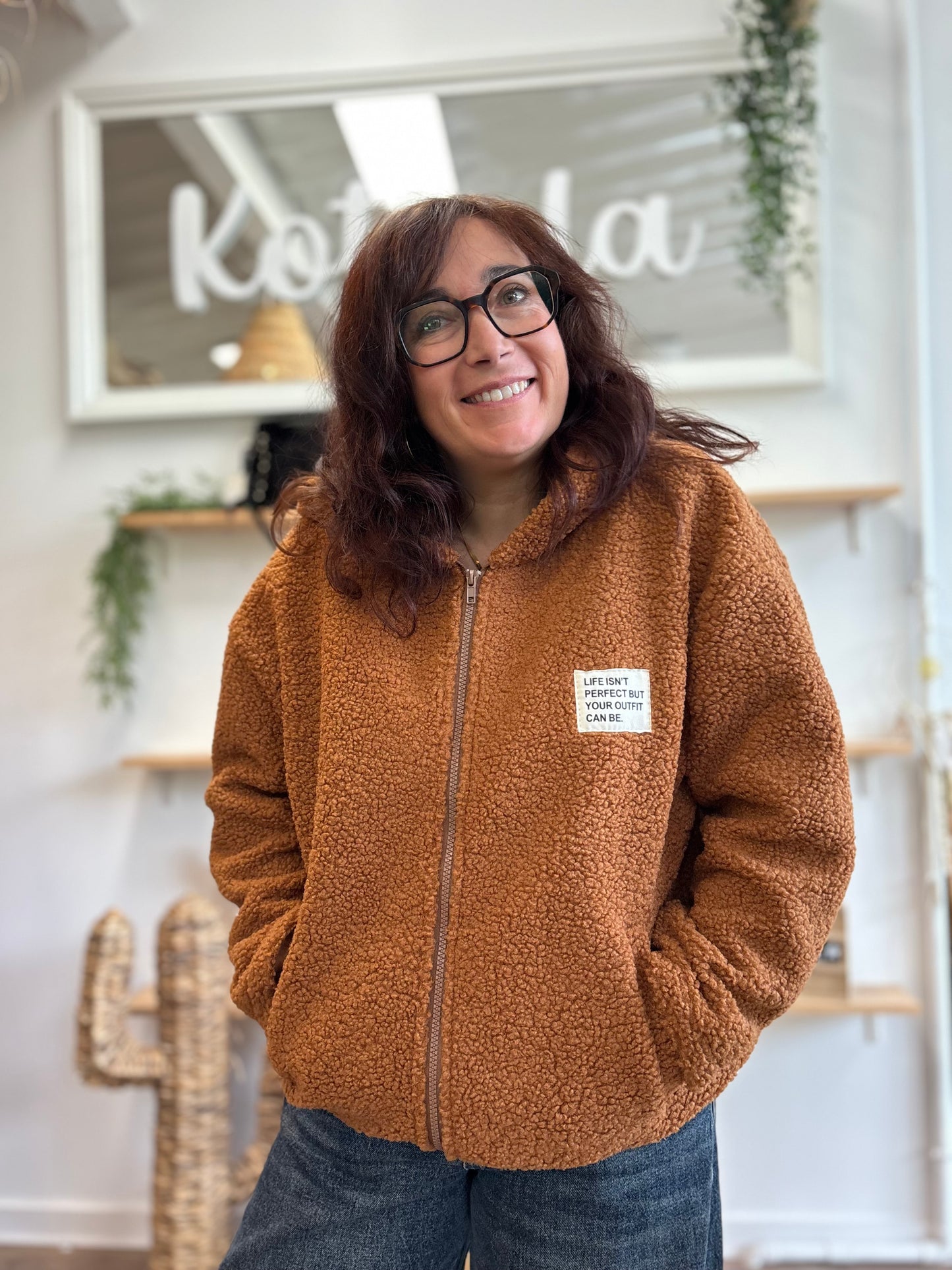 Veste Doudou camel