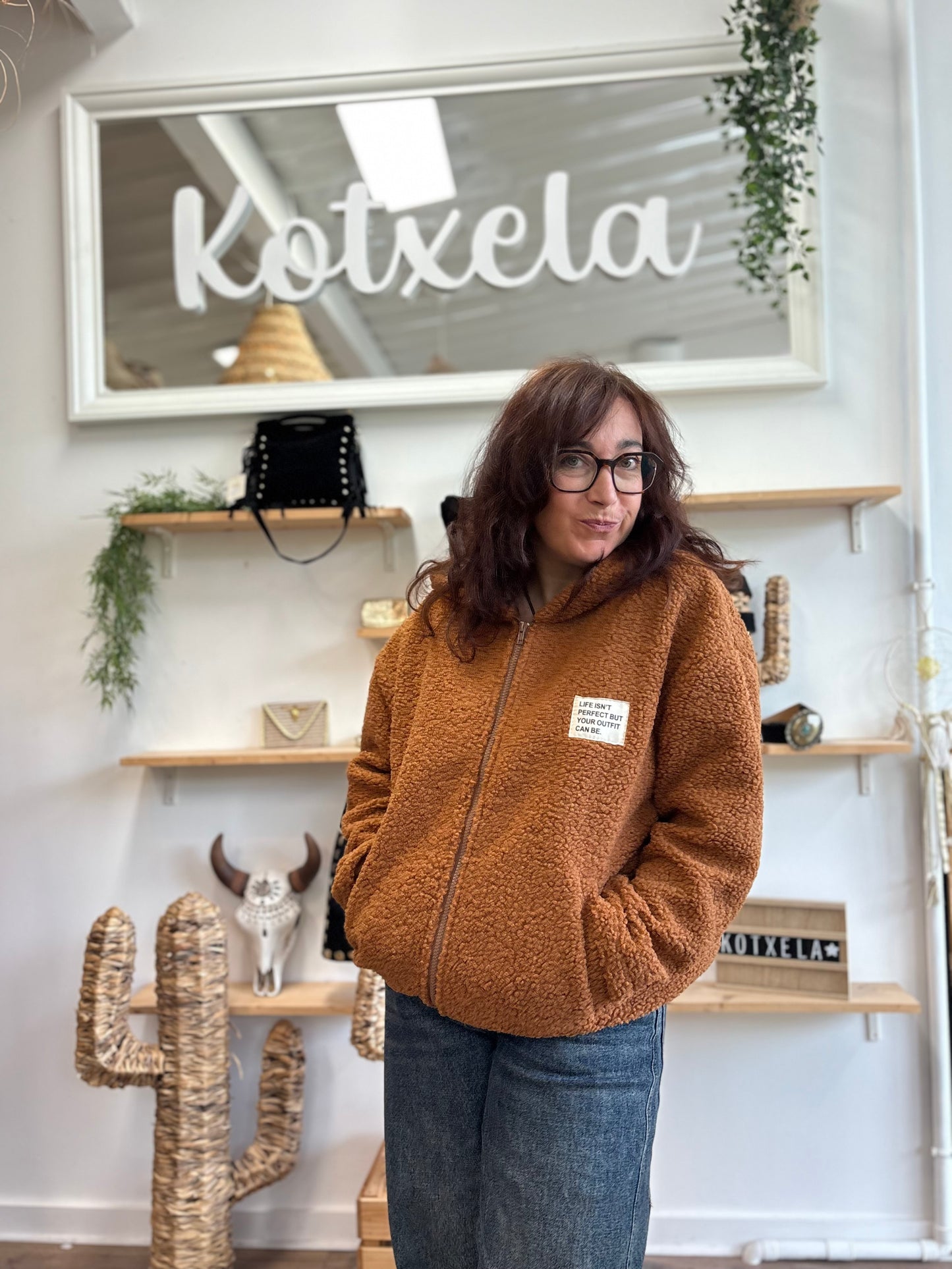 Veste Doudou camel