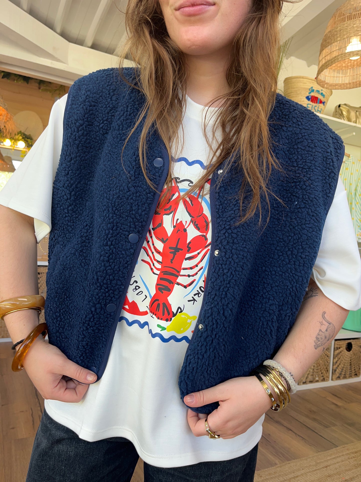 Veste Sans manche LOLA Marine