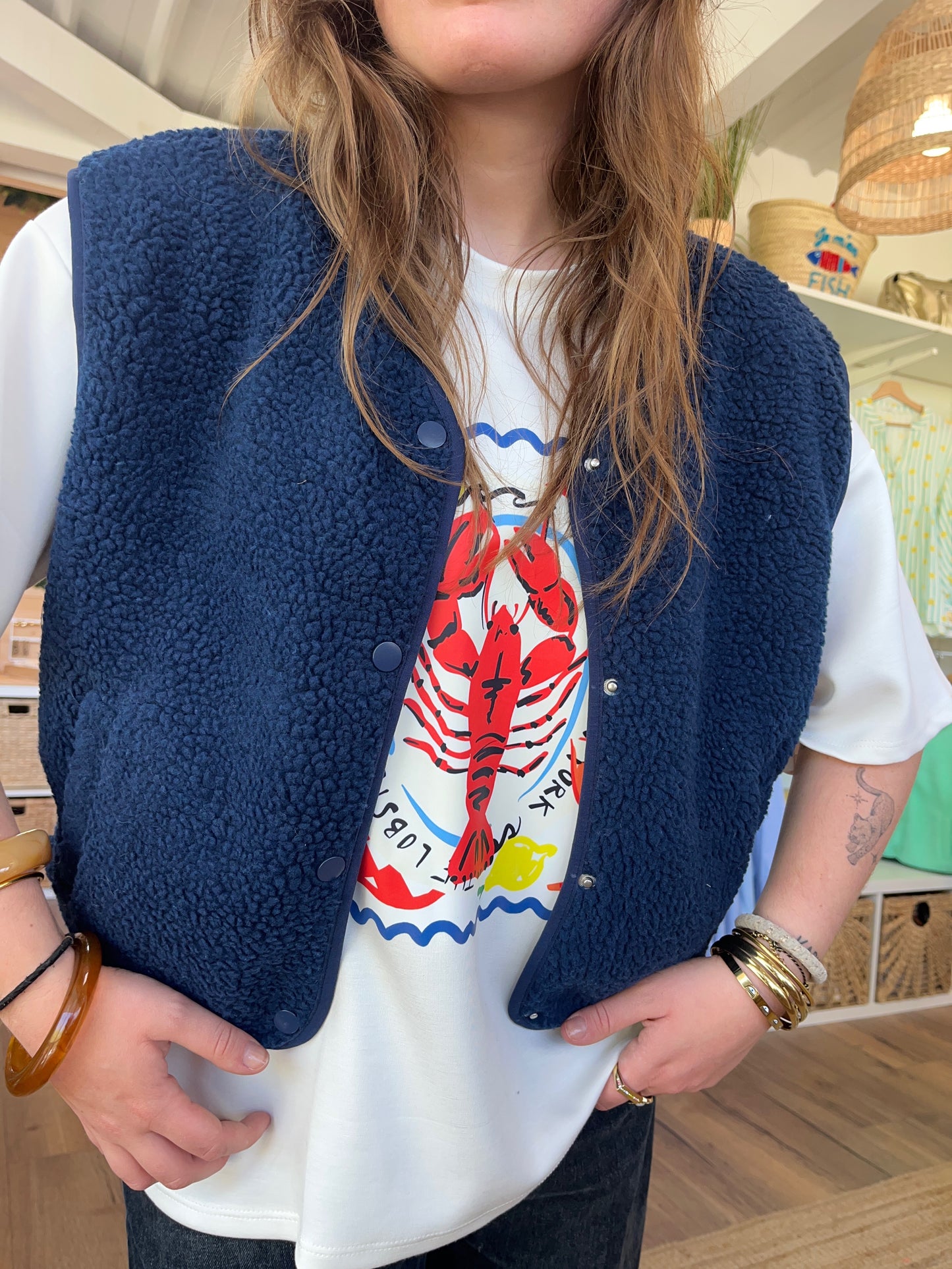Veste Sans manche LOLA Marine