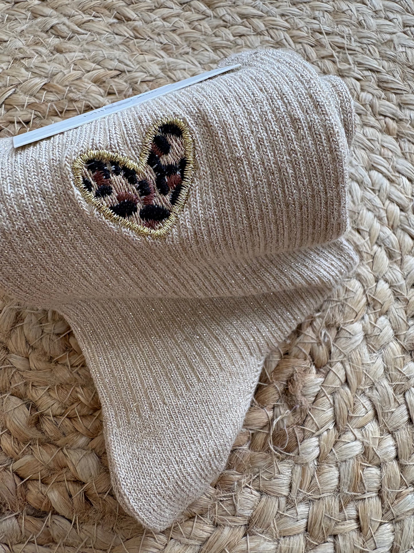 Chaussettes coeur leopard❤️