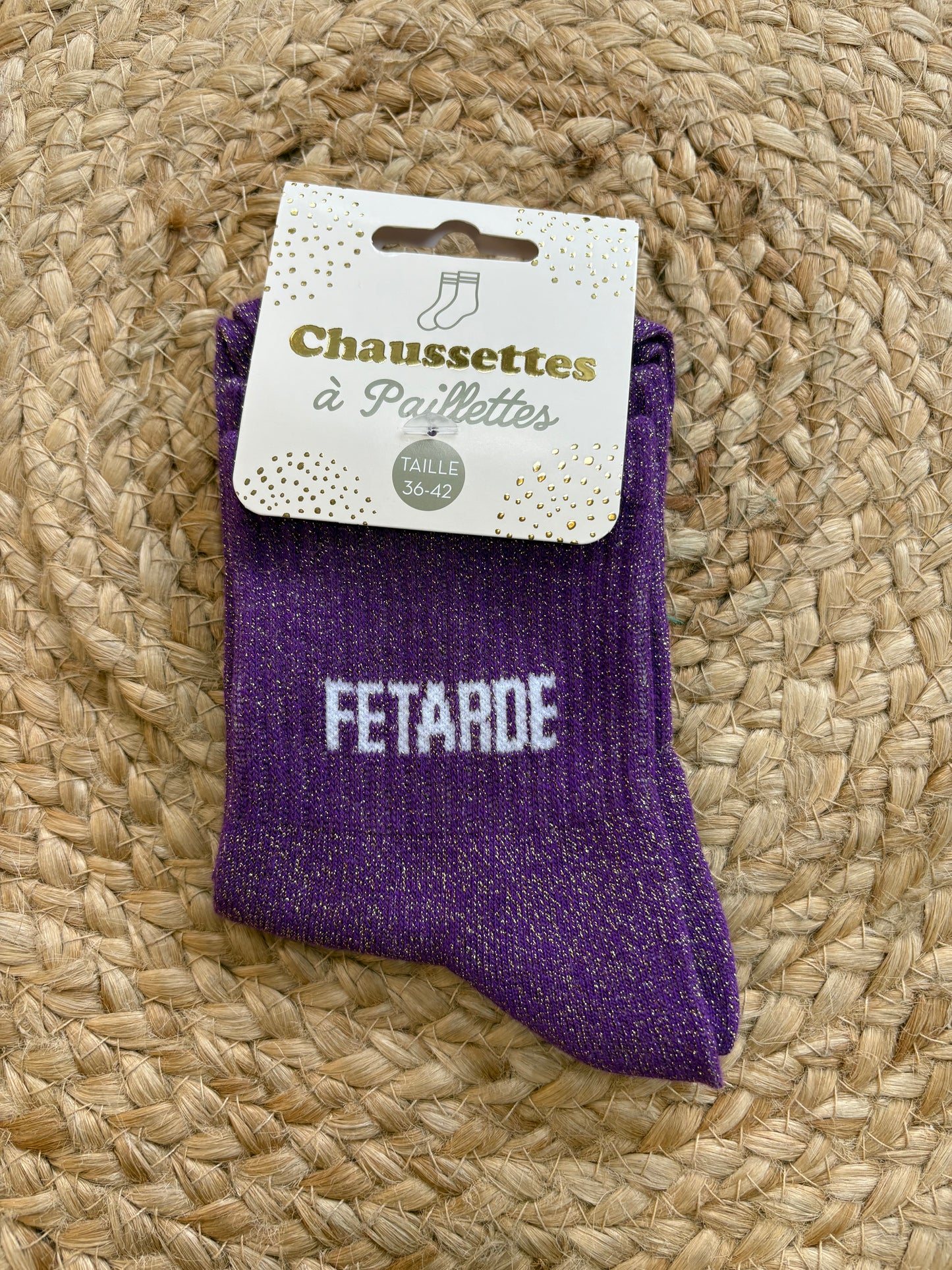 Chaussettes à paillettes ✨