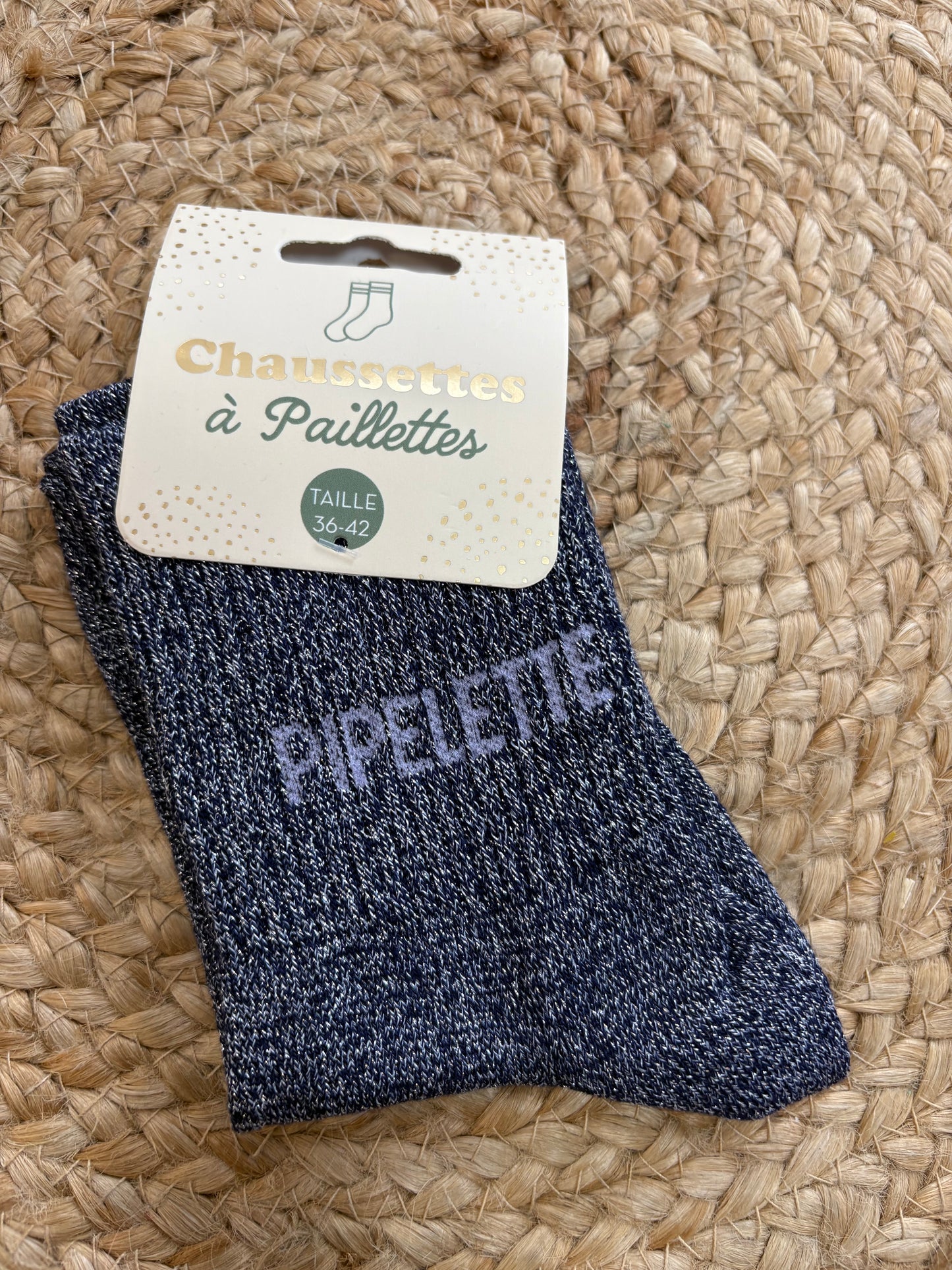 Chaussettes à paillettes ✨