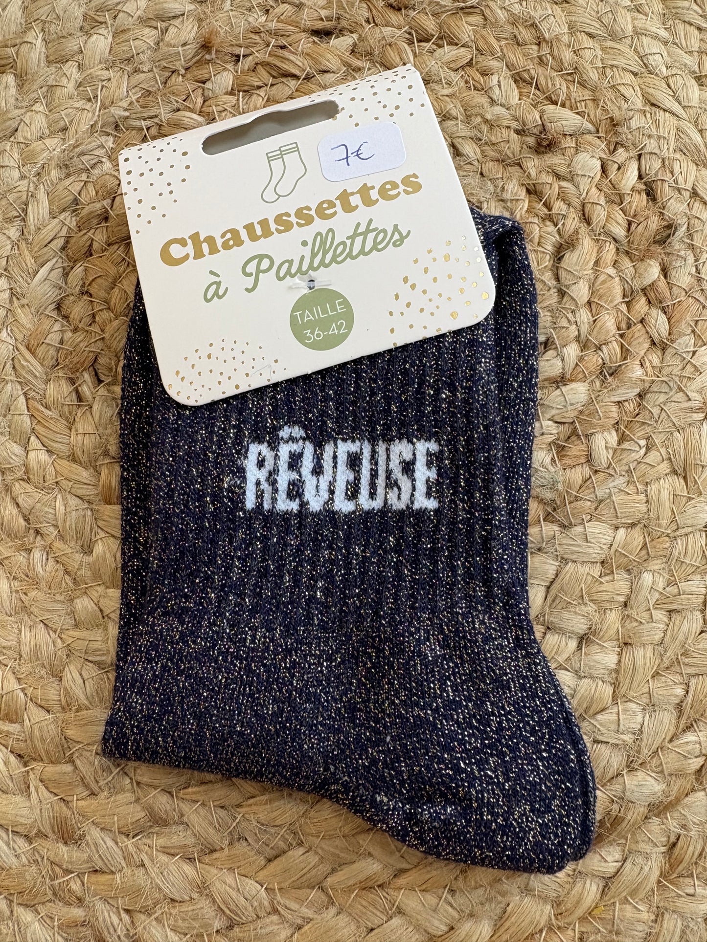 Chaussettes à paillettes ✨