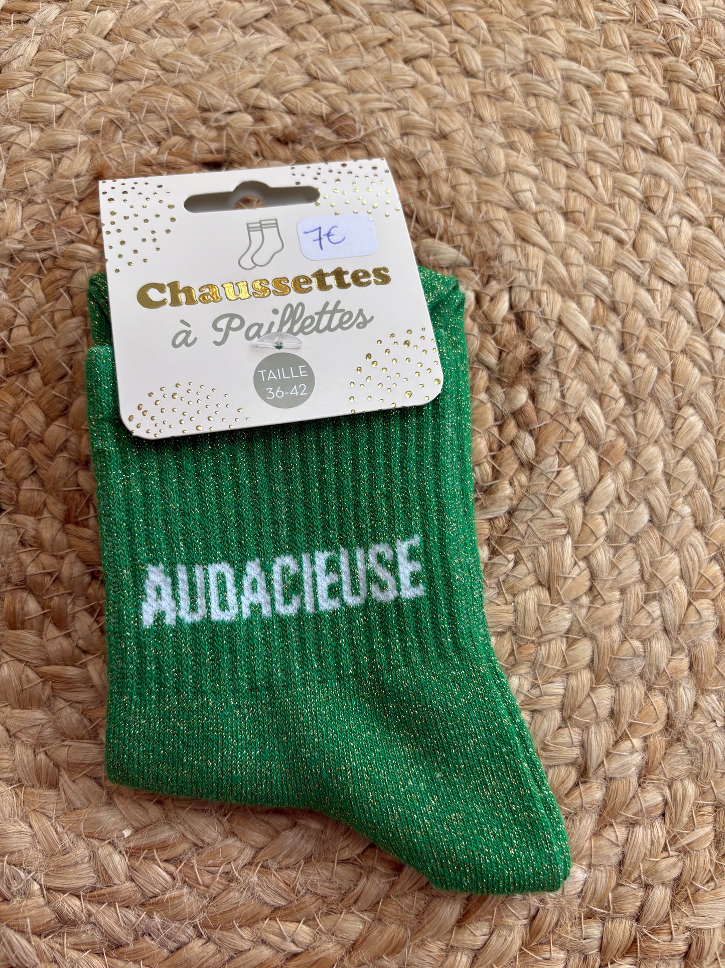 Chaussettes à paillettes ✨