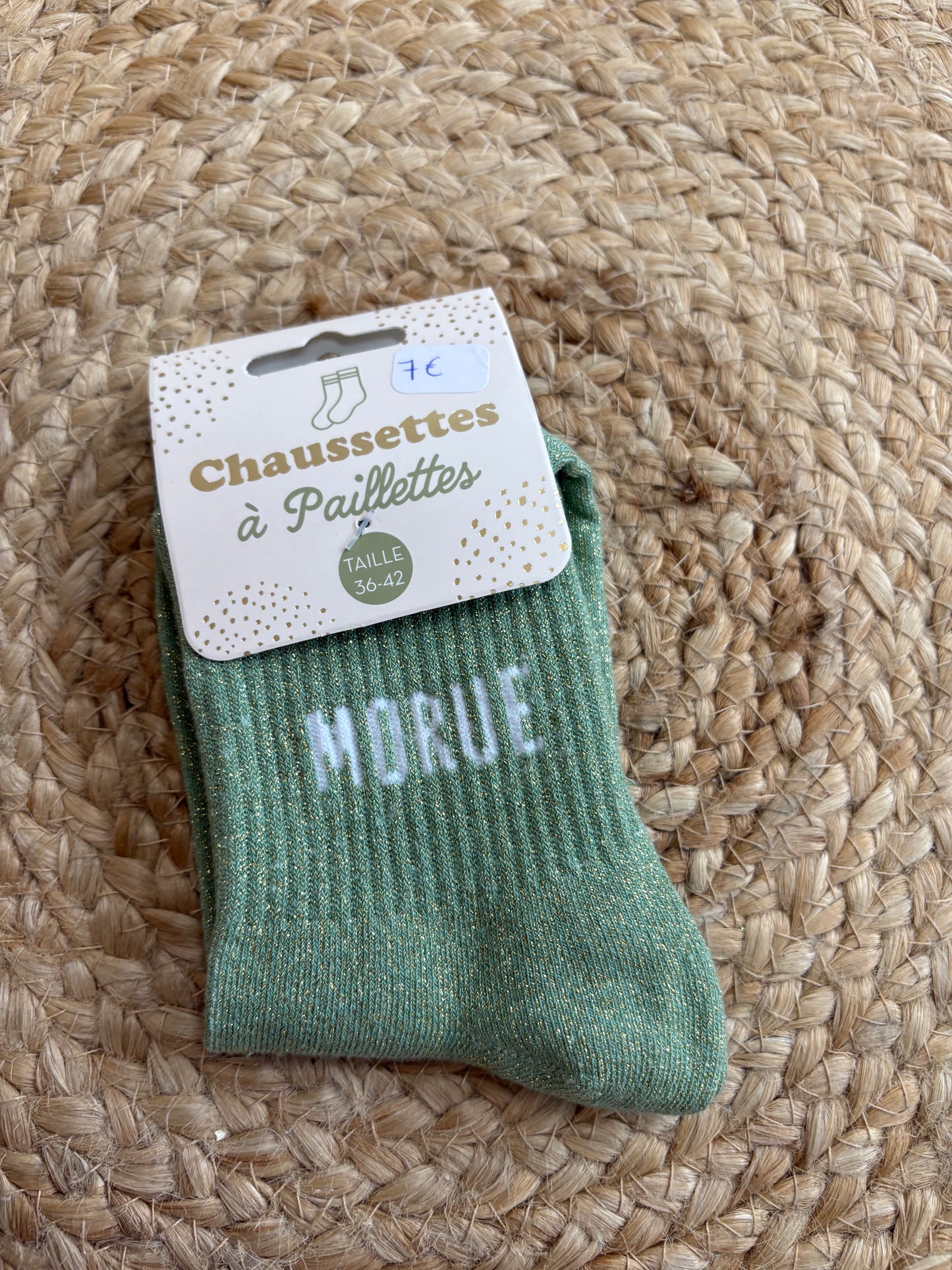 Chaussettes à paillettes ✨