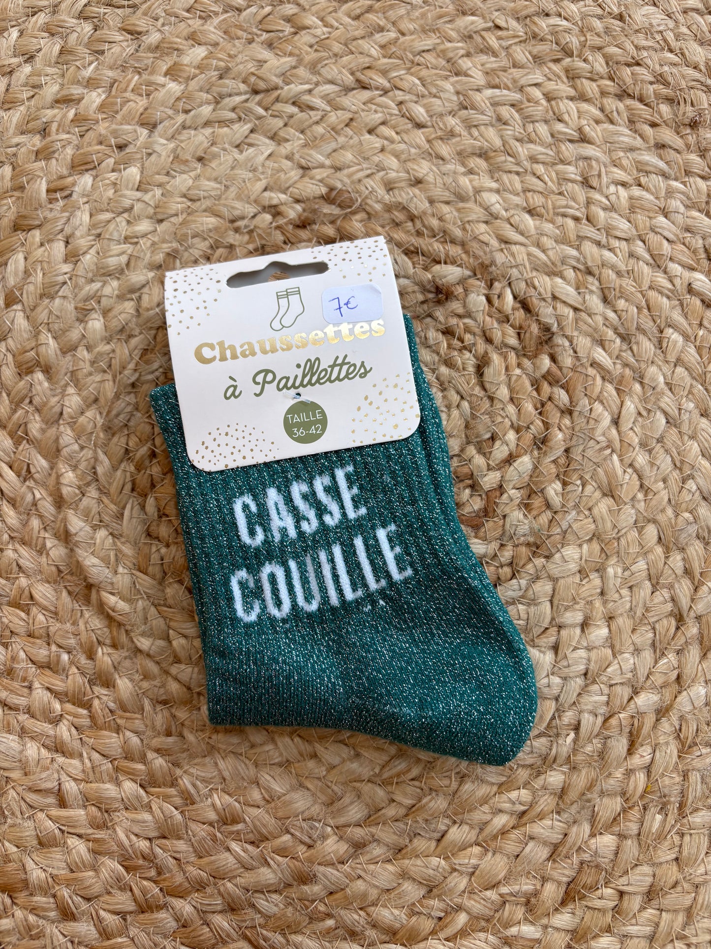 Chaussettes à paillettes ✨