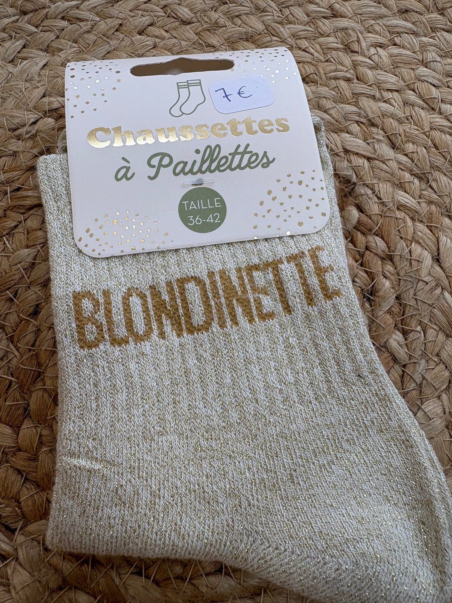 Chaussettes à paillettes ✨