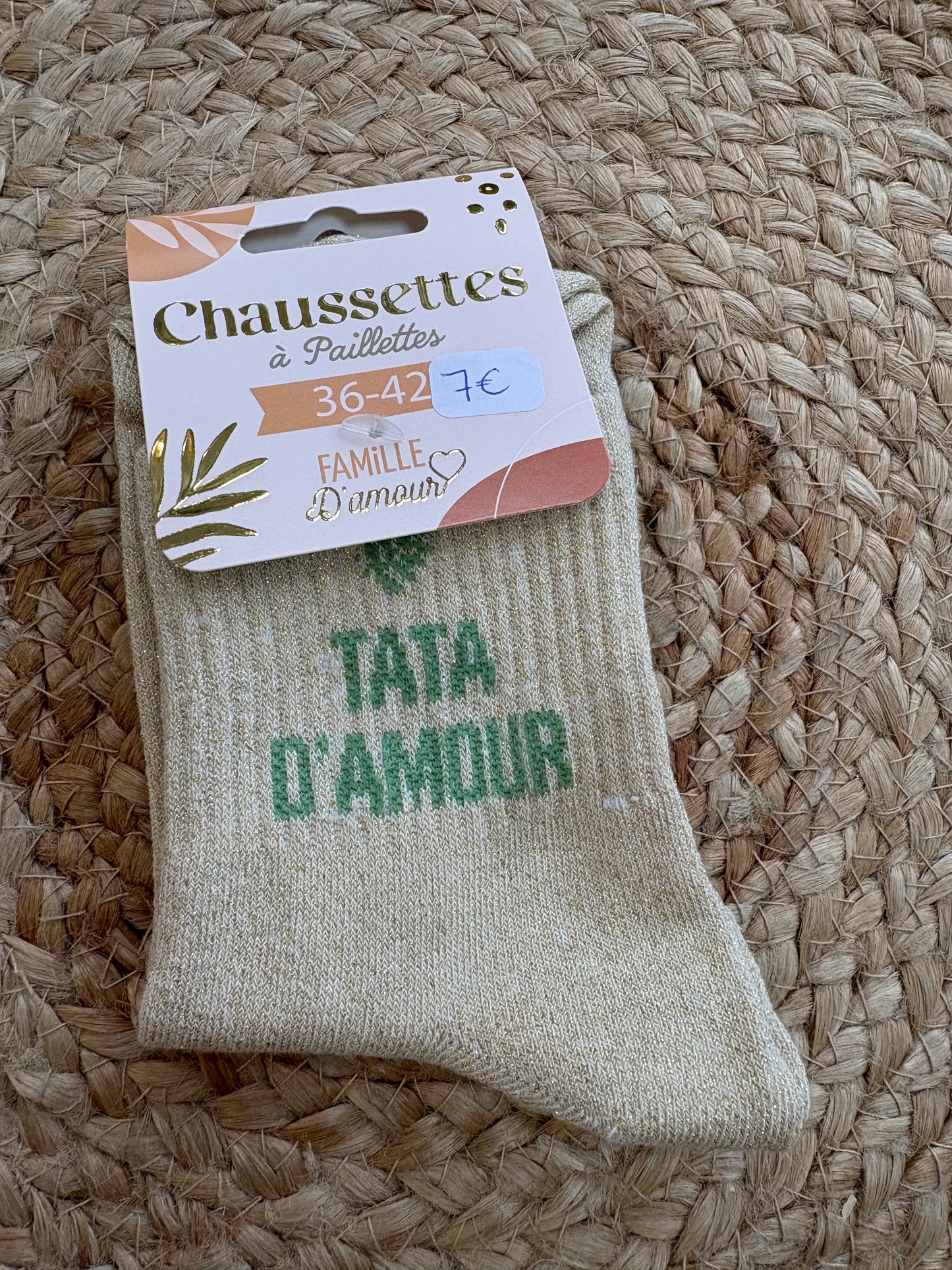 Chaussettes à paillettes ✨