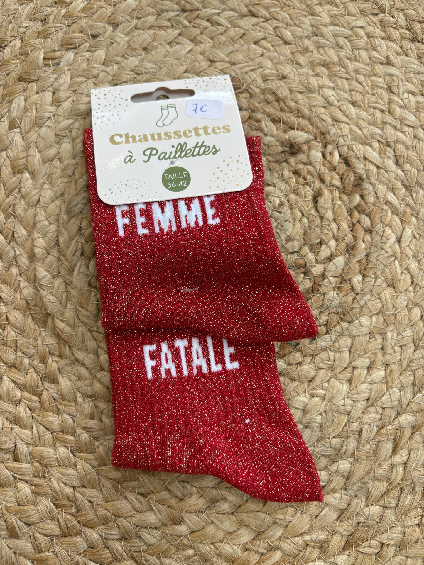 Chaussettes à paillettes ✨