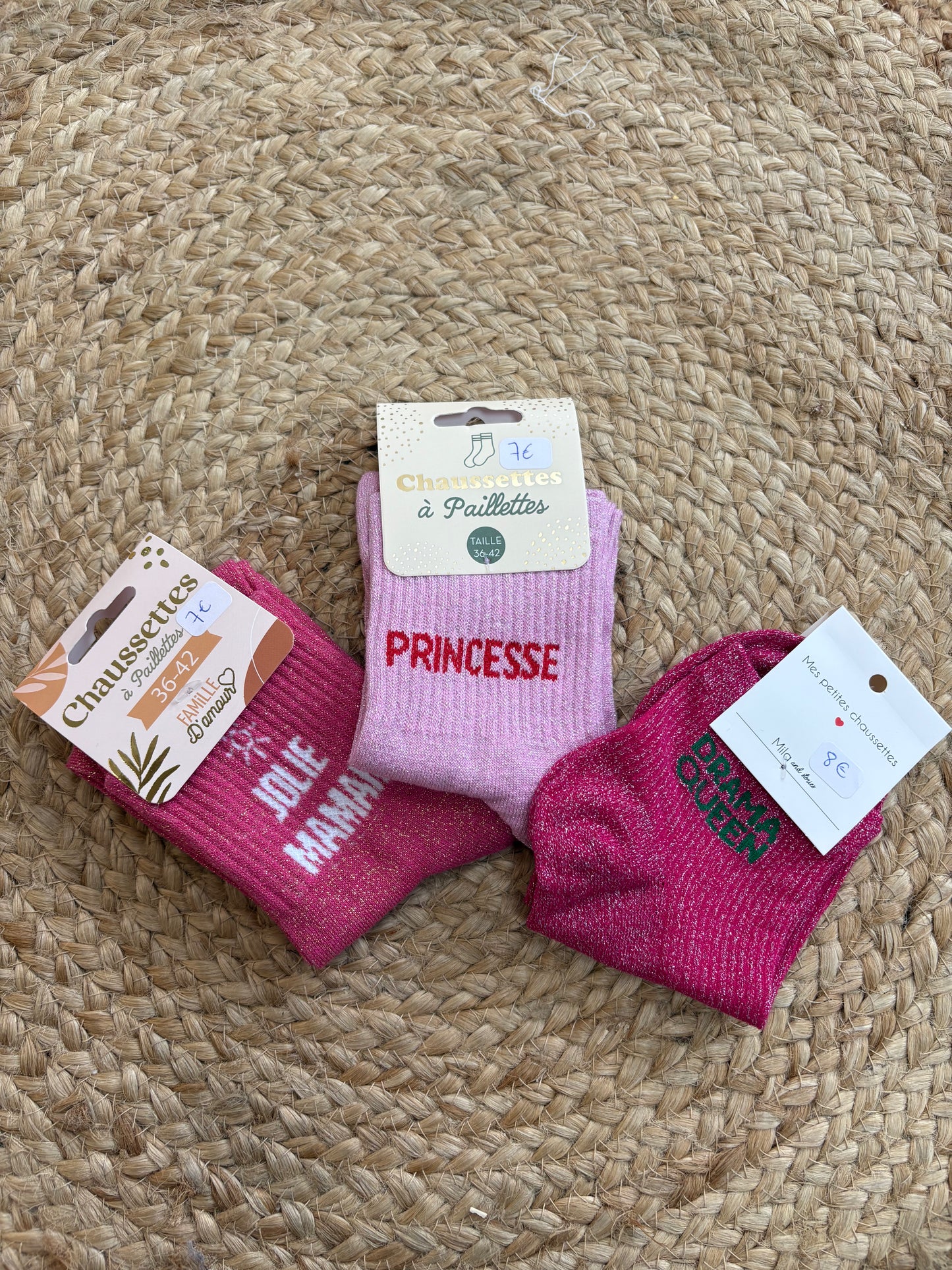Chaussettes à paillettes ✨