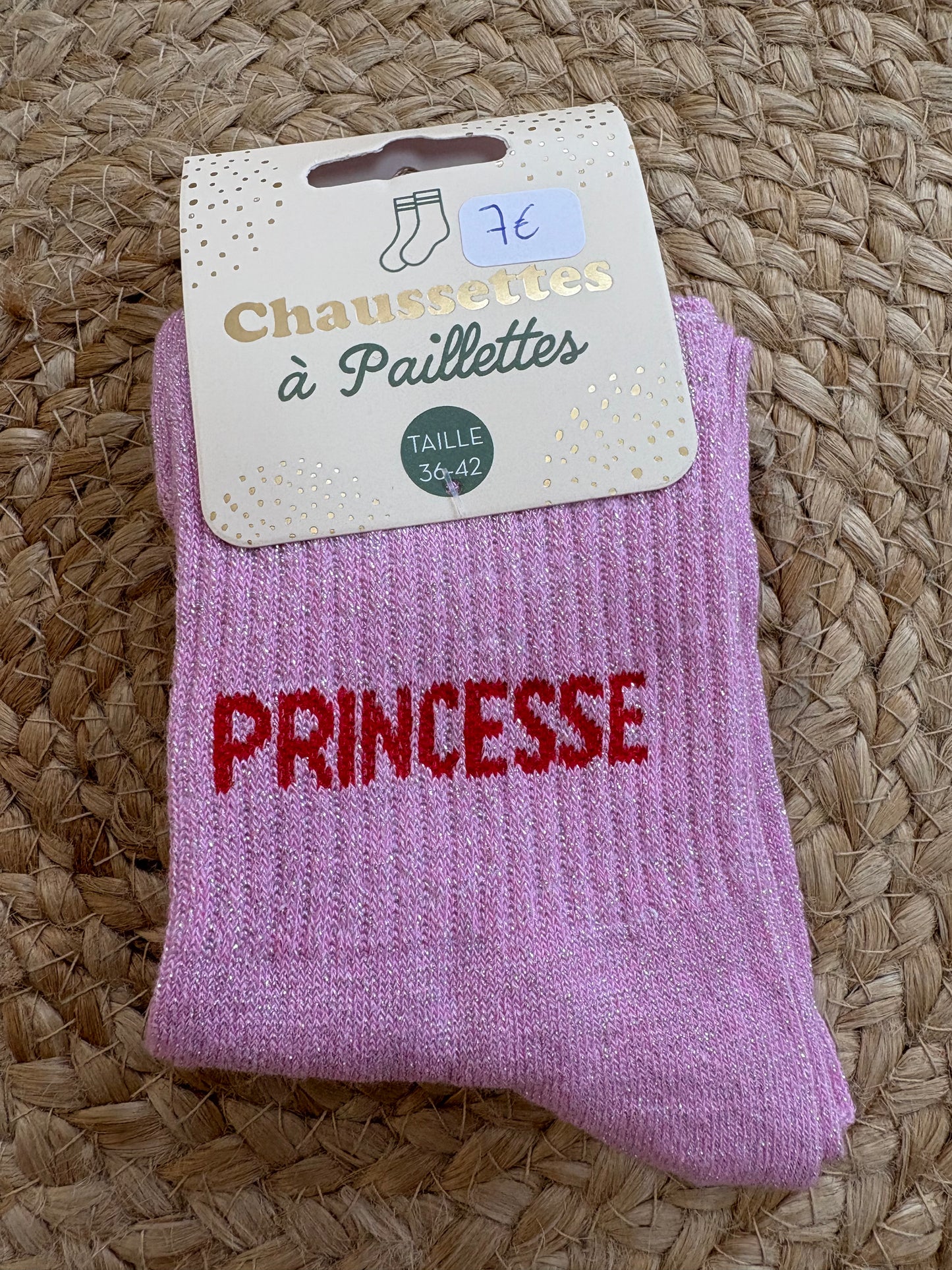 Chaussettes à paillettes ✨
