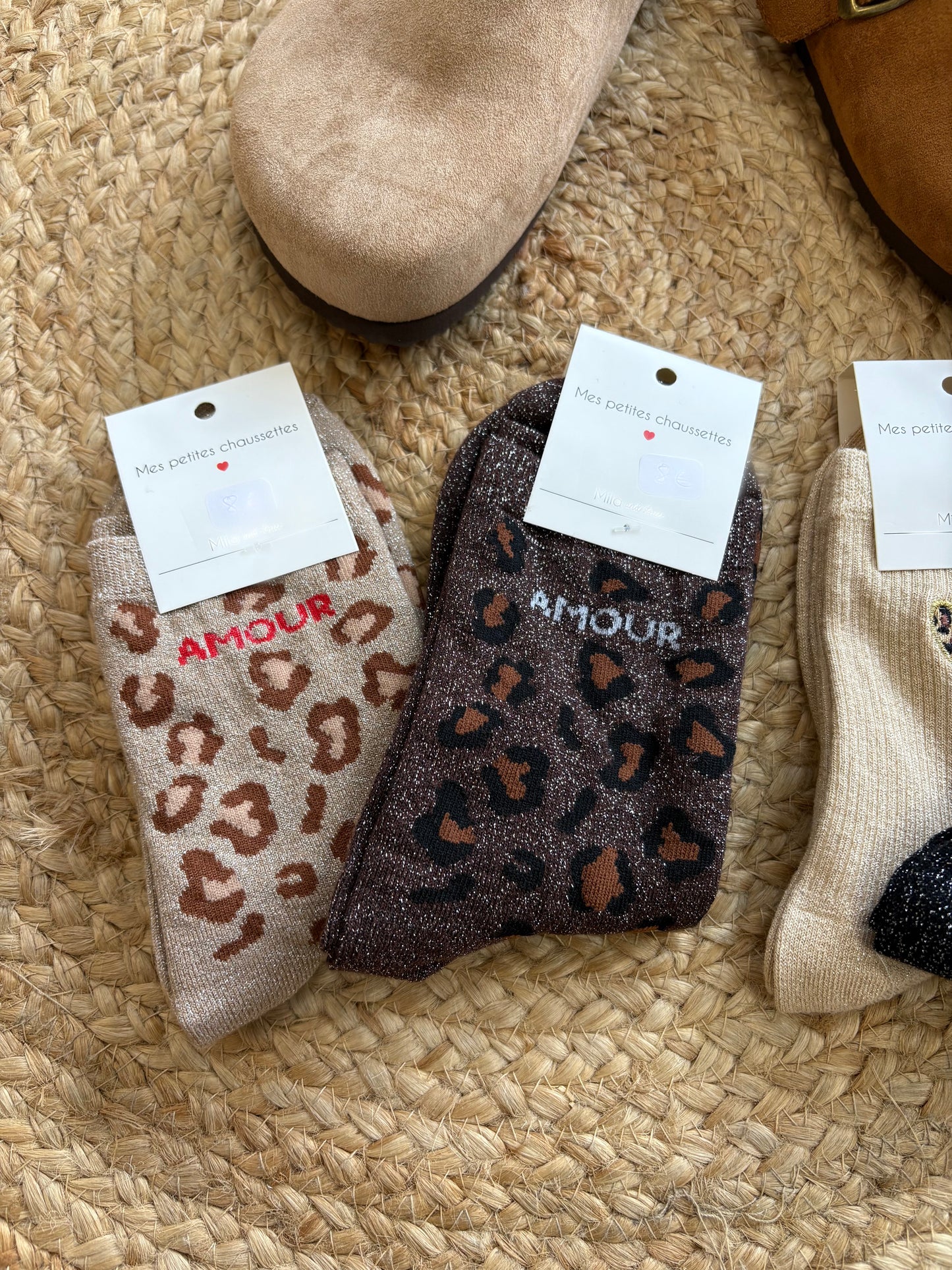 Chaussettes leopardđ