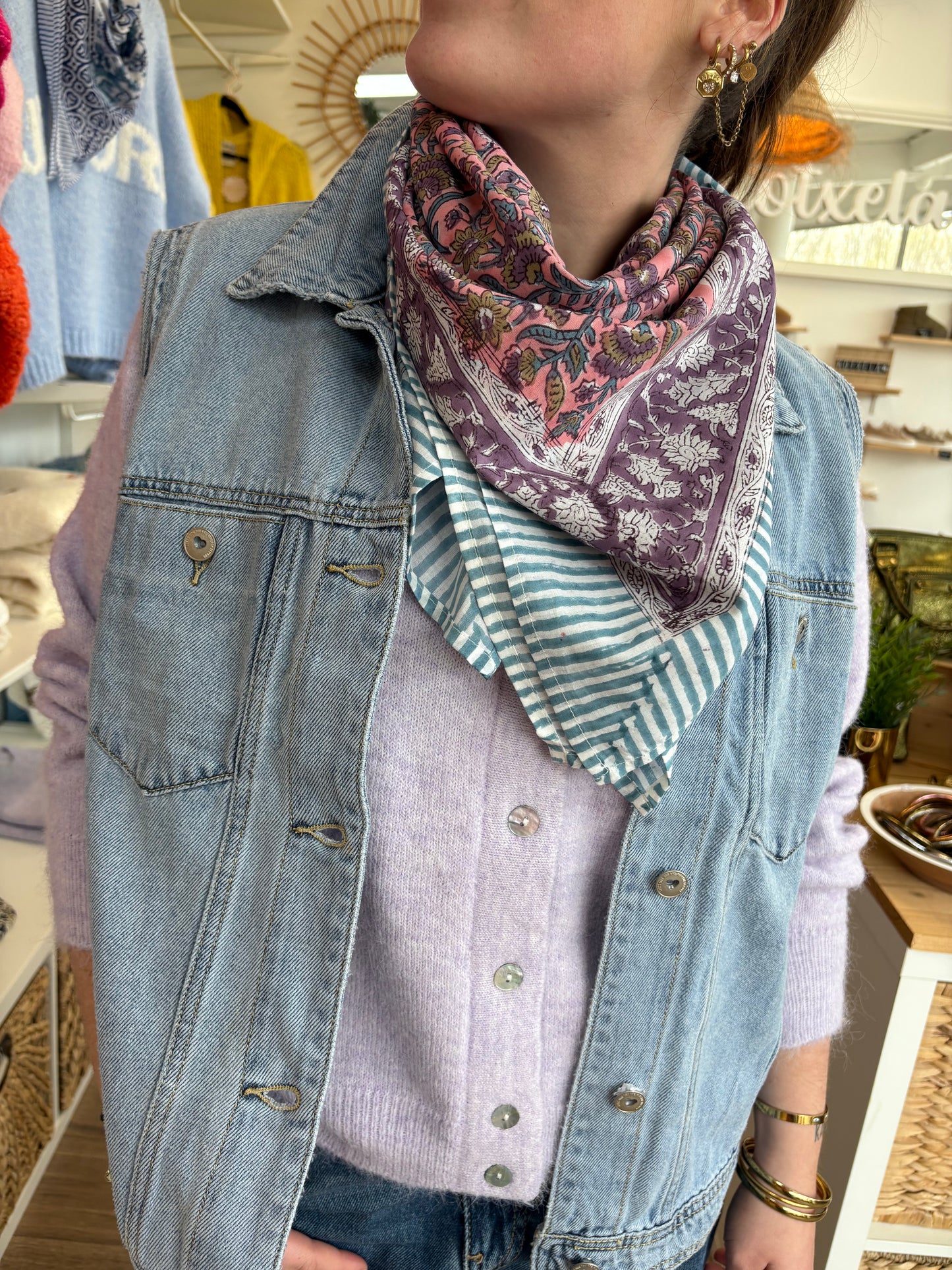 veste sans manches Jean