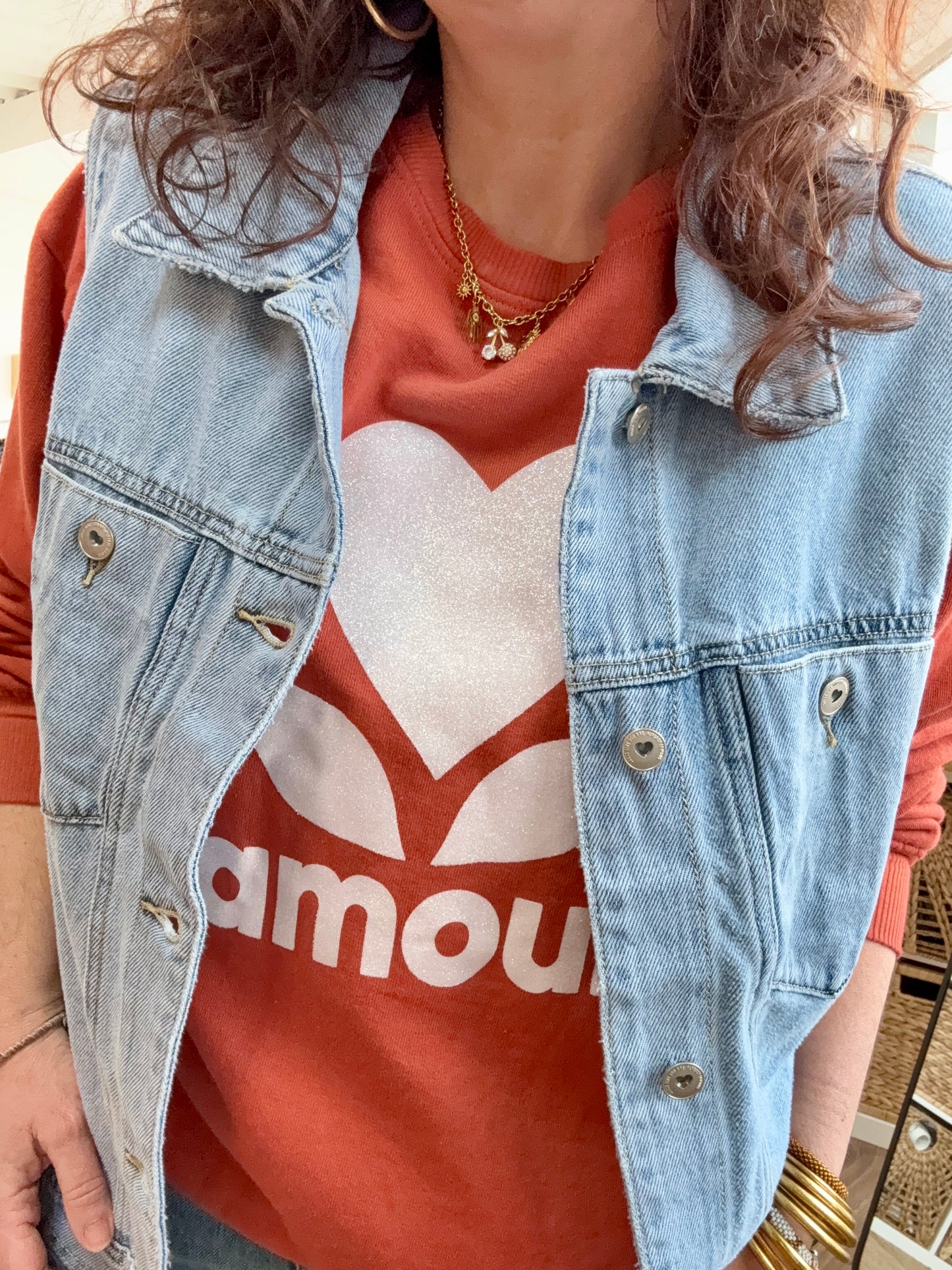 veste sans manches Jean