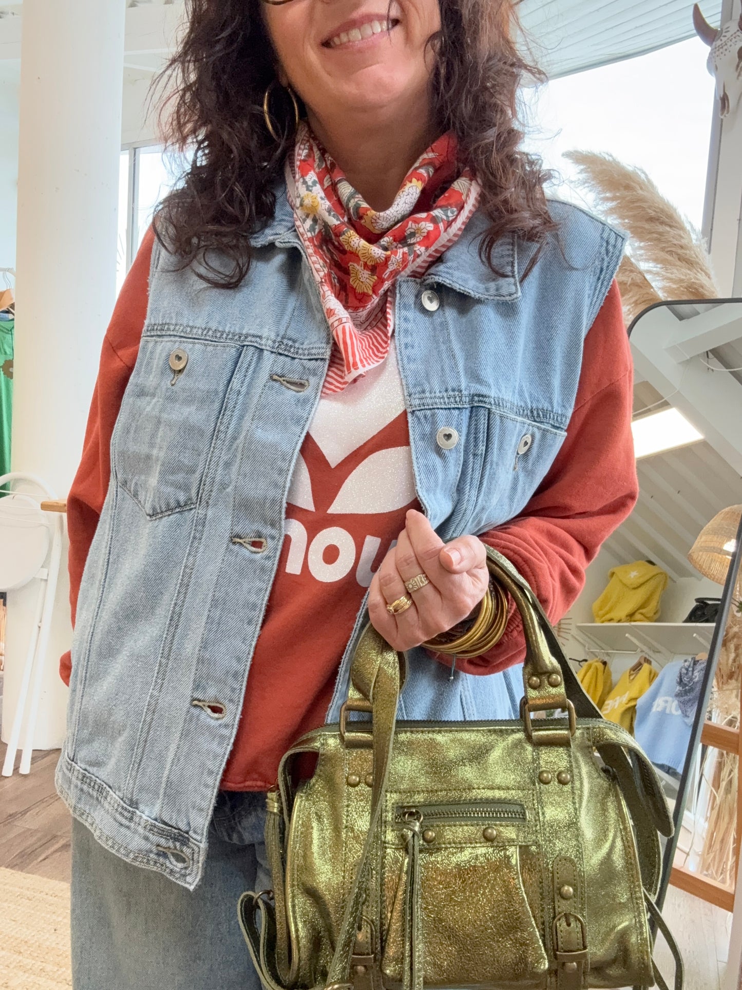 veste sans manches Jean