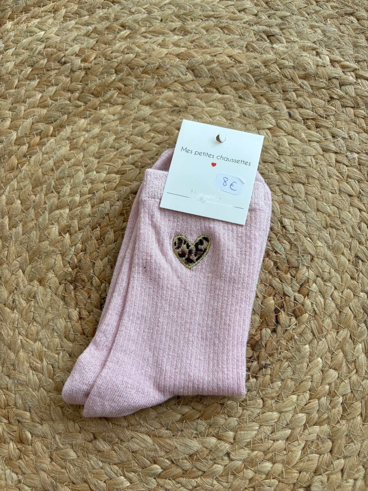 Chaussettes coeur leopard❤️