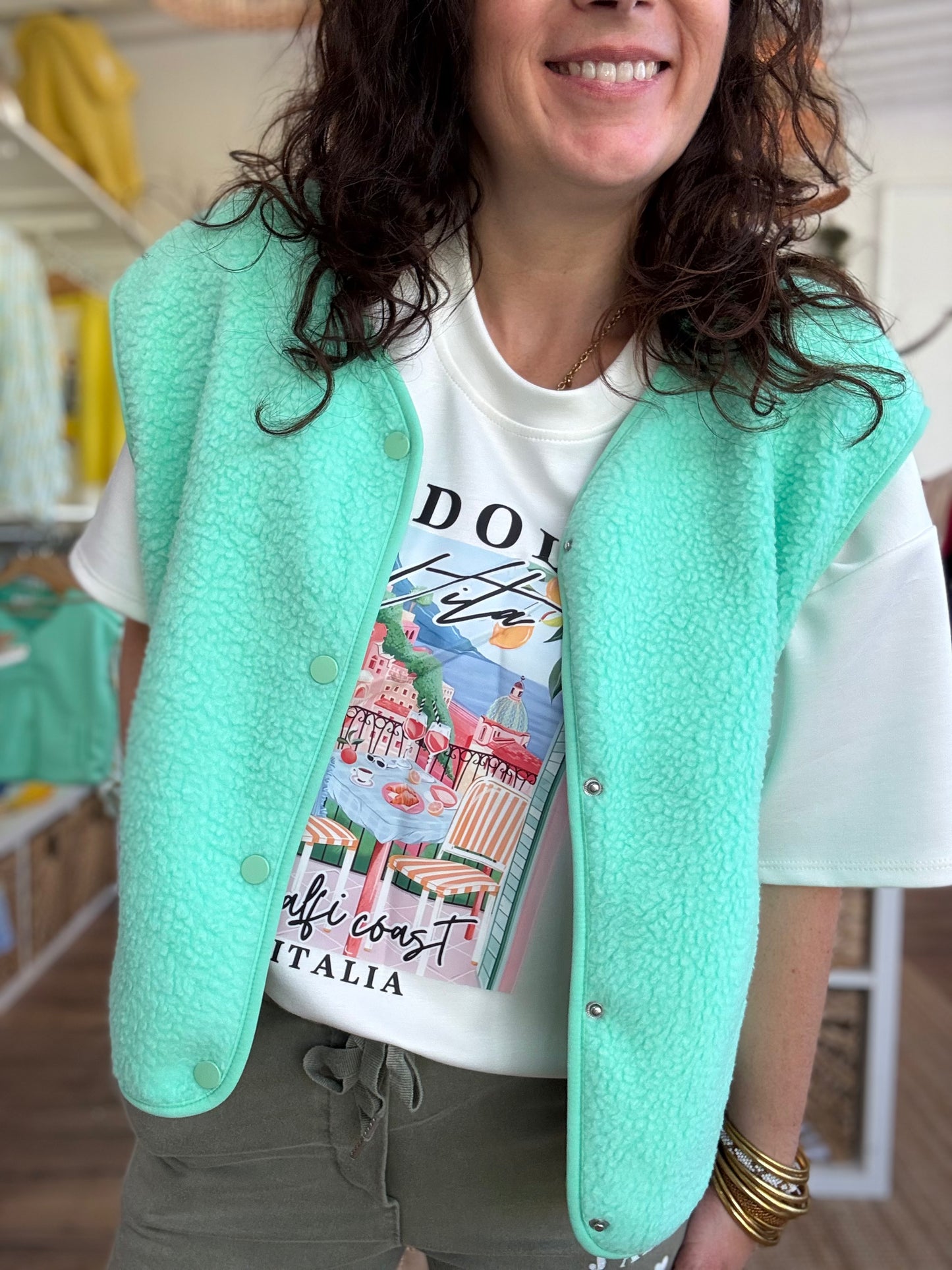 Veste Sans manche Lola Verte
