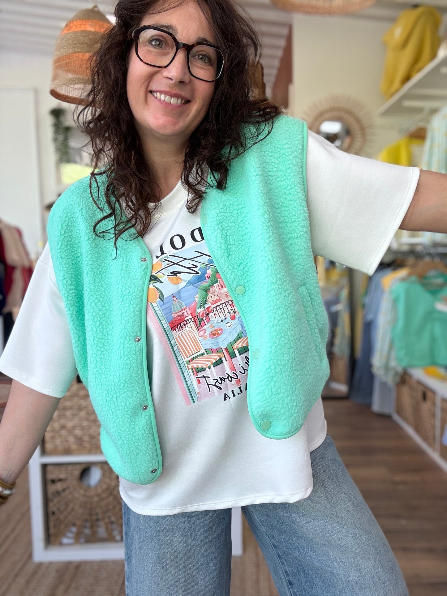 Veste Sans manche Lola Verte