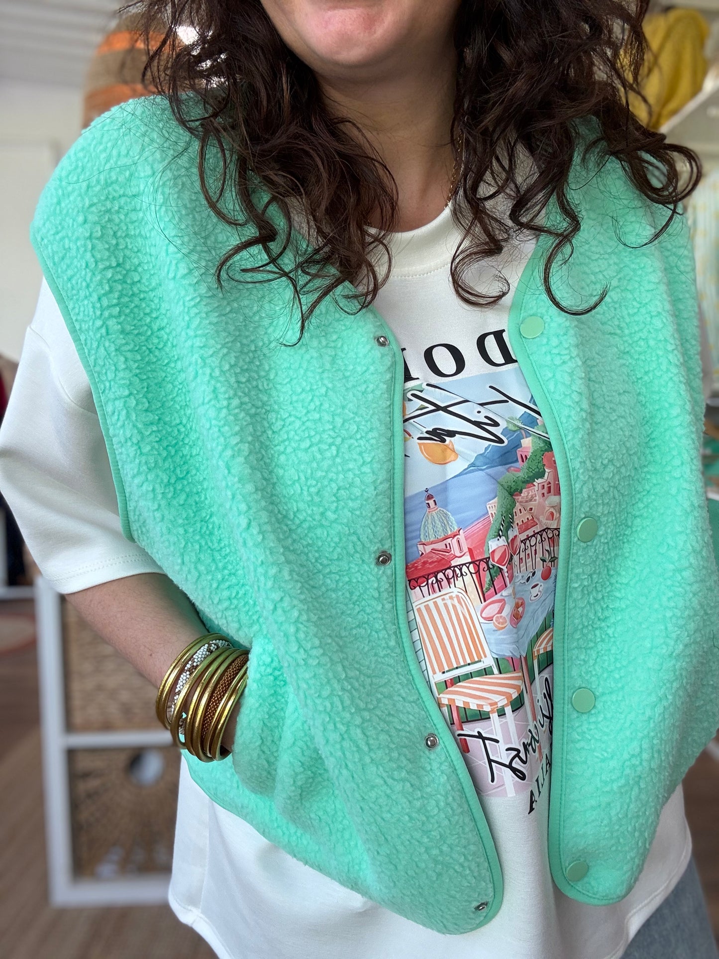 Veste Sans manche Lola Verte