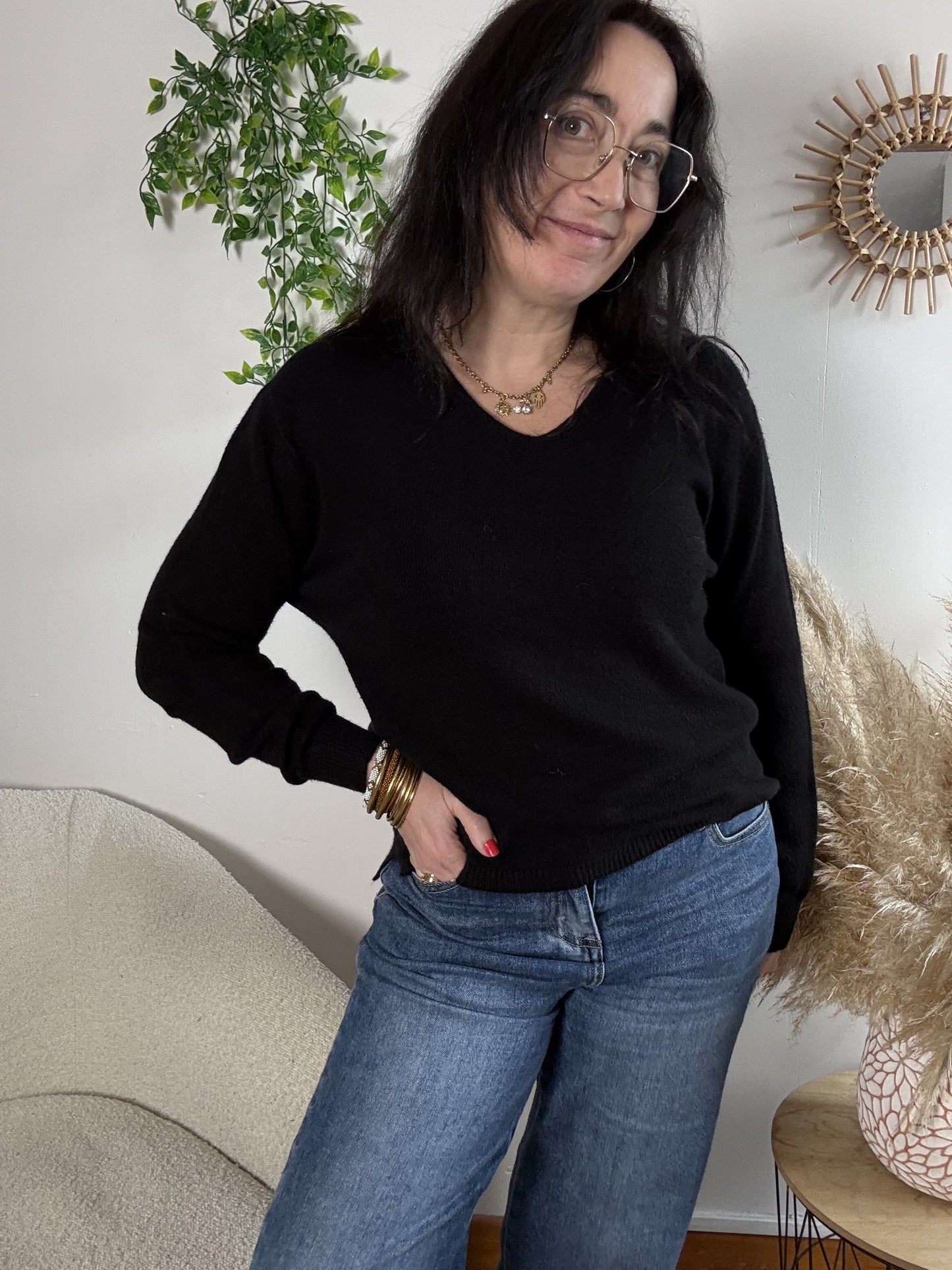 Pull maille fine