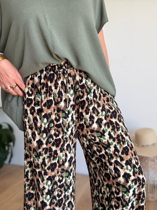 Pantalon fluide leo