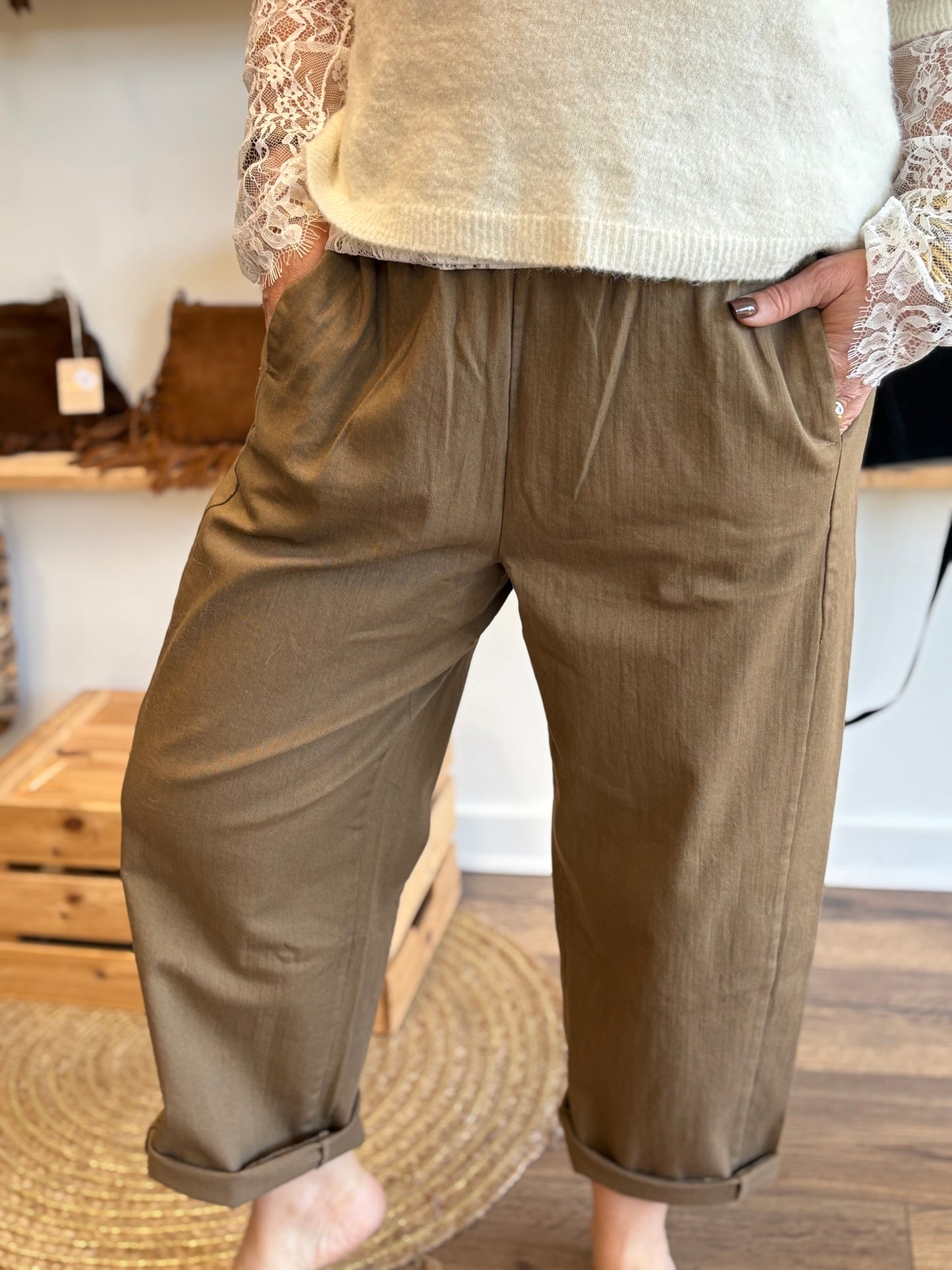 Pantalon magique camel