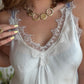 Top Alba dentelle ecru