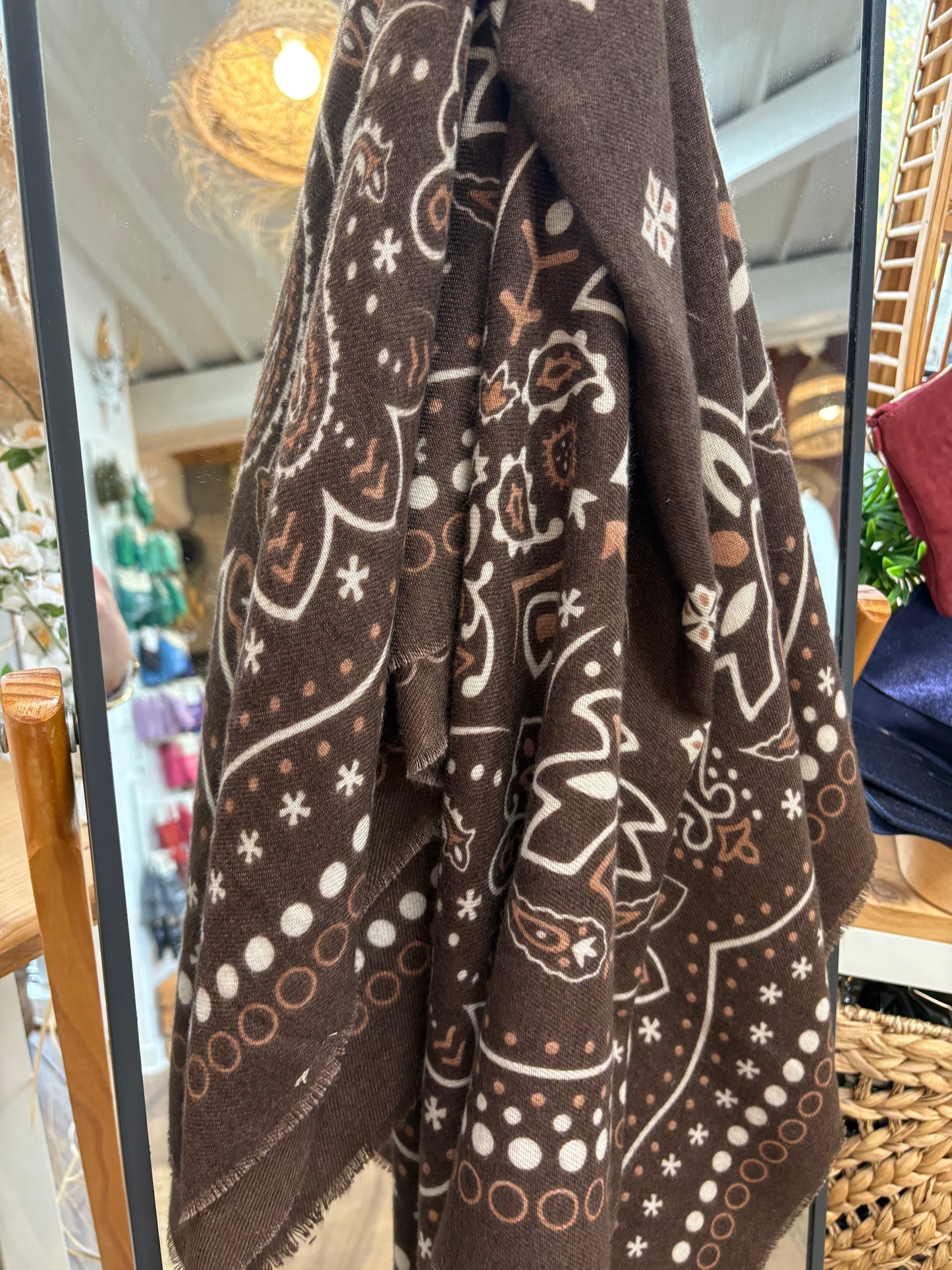 Foulard Bandana Chocolat
