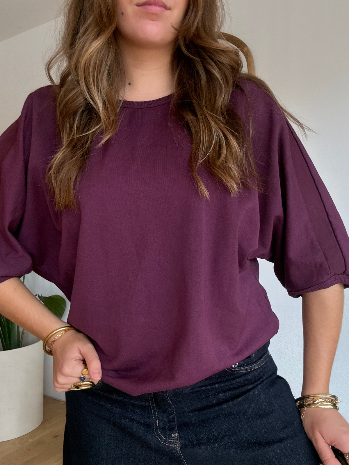 Sweat celeste Bordeaux