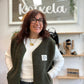 Veste Teddy kaki
