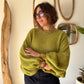 Pull Oliver vert olive