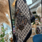 Foulard bandana marine choco