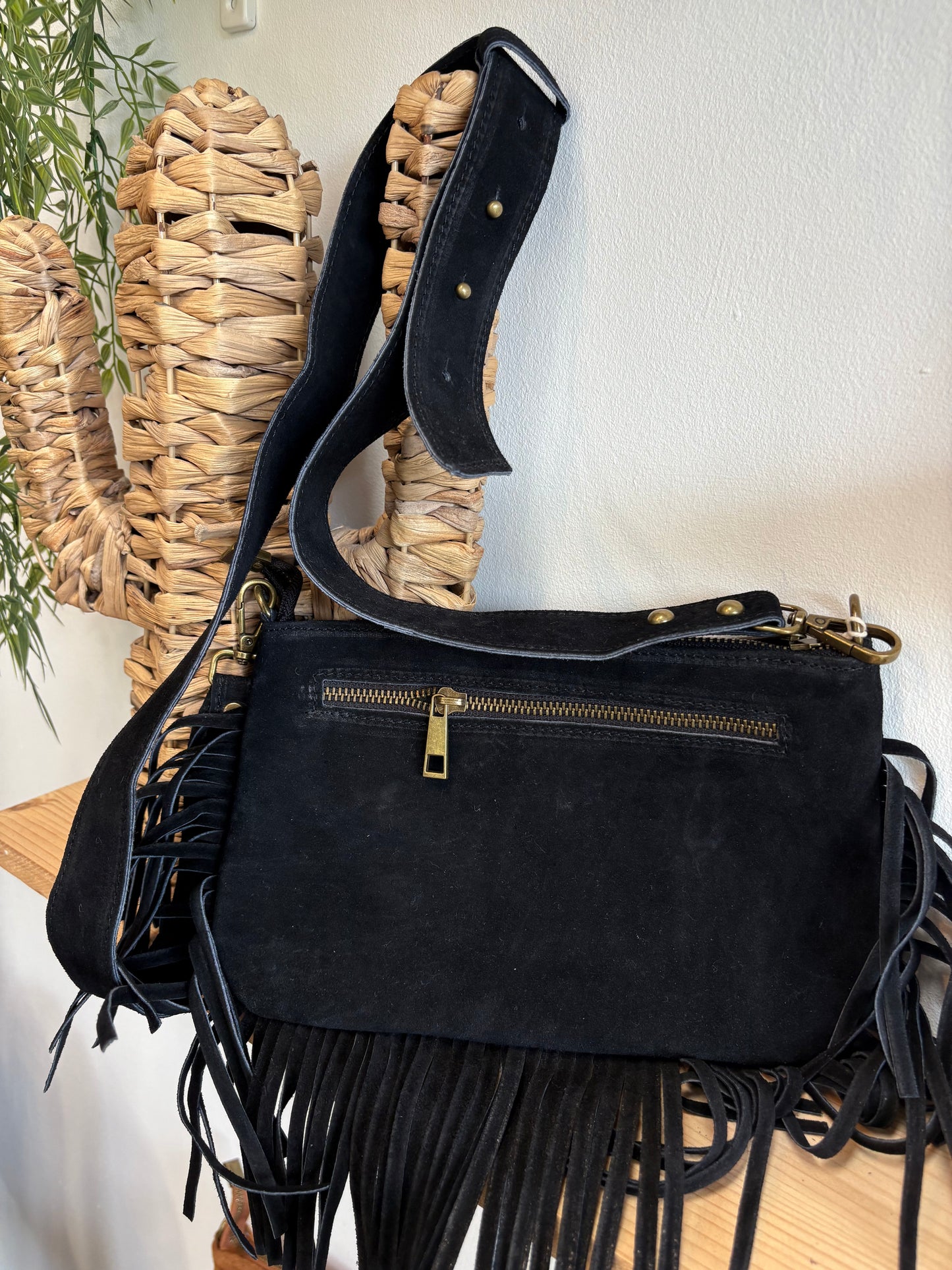Sac à franges noir